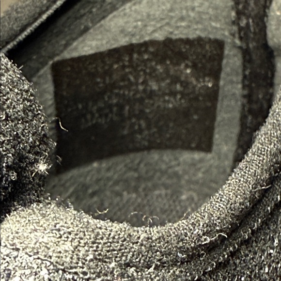 GBG Los Angeles Black Sneakers with White and Gold Details - Picture 5 of 6